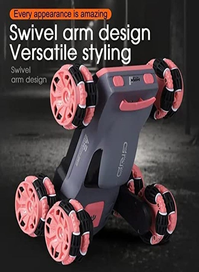 Wonder Digital سيارة التحكم عن بعد الرقمية Wonder Digital Stunt Rotary Climbing Big Twisted RC Car، سيارة تحكم عن بعد 2.4 جيجاهرتز رباعية الدفع، قابلة للتحويل مع موسيقى وإضاءة رقص على الوجهين - متعددة - Image 2